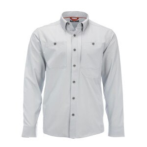 Simms Double Haul Long Sleeved Shirt in Sterling
